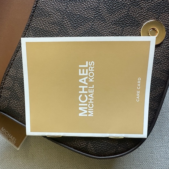 Michael Kors Lucie Saddle Crossbody Purse - Picture 7 of 10